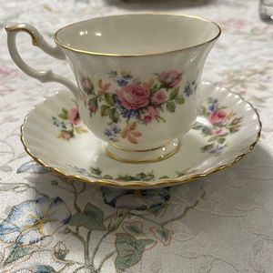 Royal Albert “moss rose” coffee/tea set